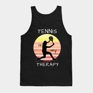 Tennis is my therapy Tank Top